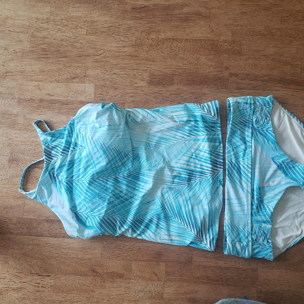 Brand new with tags Calia tankini top and bottoms